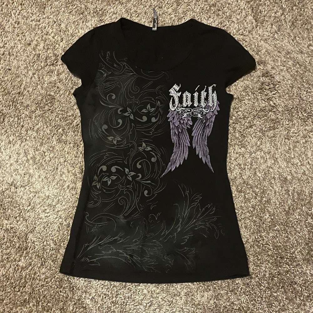 Gorgeous Junior Black Graphic Tee